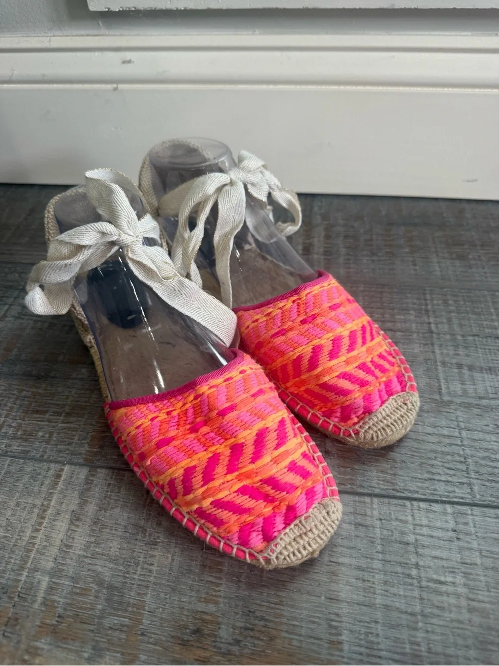 Soludos Malhoa Kent espadrilles ankle tie Anthropologie sz10